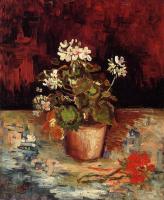 Gogh, Vincent van - Still Life, Geranium in a Flowerpot